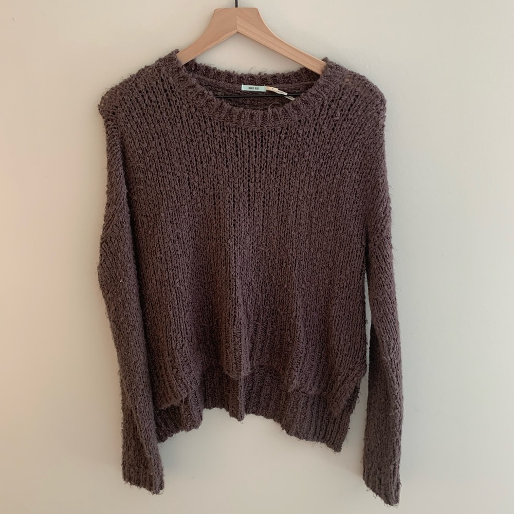 KIMCHI BLUE sold at Urban Outfitters dark purple sweater.